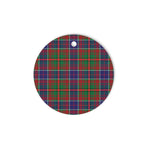 Plaid Christmas Ornaments Scottish Clan Adam Ancient Tartan Ornament,  ceramic ornament, personalized christmas ornaments, christmas tree ornaments, christmas door decorations, Plaid Ornament, Tartan Ceramic Ornament