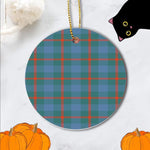 Plaid Christmas Ornaments Scottish Clan Agnew Ancient Tartan Ornament,  ceramic ornament, personalized christmas ornaments, christmas tree ornaments, christmas door decorations, Plaid Ornament, Tartan Ceramic Ornament
