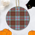 Plaid Christmas Ornaments Scottish Clan Anderson Ancient Tartan Ornament,  ceramic ornament, personalized christmas ornaments, christmas tree ornaments, christmas door decorations, Plaid Ornament, Tartan Ceramic Ornament
