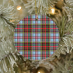 Plaid Christmas Ornaments Scottish Clan Anderson Ancient Tartan Ornament,  ceramic ornament, personalized christmas ornaments, christmas tree ornaments, christmas door decorations, Plaid Ornament, Tartan Ceramic Ornament