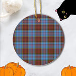Plaid Christmas Ornaments Scottish Clan Anderson Modern Tartan Ornament,  ceramic ornament, personalized christmas ornaments, christmas tree ornaments, christmas door decorations, Plaid Ornament, Tartan Ceramic Ornament