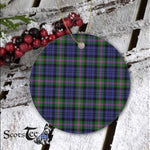 Plaid Christmas Ornaments Scottish Clan Baird Modern Tartan Ornament,  ceramic ornament, personalized christmas ornaments, christmas tree ornaments, christmas door decorations, Plaid Ornament, Tartan Ceramic Ornament