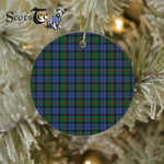 Plaid Christmas Ornaments Scottish Clan Baird Tartan Ornament,  ceramic ornament, personalized christmas ornaments, christmas tree ornaments, christmas door decorations, Plaid Ornament, Tartan Ceramic Ornament
