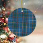 Plaid Christmas Ornaments Scottish Clan Bairn Tartan Ornament,  ceramic ornament, personalized christmas ornaments, christmas tree ornaments, christmas door decorations, Plaid Ornament, Tartan Ceramic Ornament