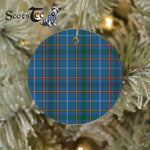 Plaid Christmas Ornaments Scottish Clan Bairn Tartan Ornament,  ceramic ornament, personalized christmas ornaments, christmas tree ornaments, christmas door decorations, Plaid Ornament, Tartan Ceramic Ornament