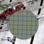 Plaid Christmas Ornaments Scottish Clan Balfour Tartan Ornament,  ceramic ornament, personalized christmas ornaments, christmas tree ornaments, christmas door decorations, Plaid Ornament, Tartan Ceramic Ornament