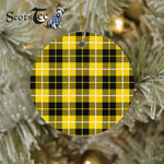 Plaid Christmas Ornaments Scottish Clan Barclay Dress Modern Tartan Ornament,  ceramic ornament, personalized christmas ornaments, christmas tree ornaments, christmas door decorations, Plaid Ornament, Tartan Ceramic Ornament