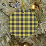 Plaid Christmas Ornaments Scottish Clan Barclay Tartan Ornament,  ceramic ornament, personalized christmas ornaments, christmas tree ornaments, christmas door decorations, Plaid Ornament, Tartan Ceramic Ornament