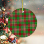 Plaid Christmas Ornaments Scottish Clan Baxter Modern Tartan Ornament,  ceramic ornament, personalized christmas ornaments, christmas tree ornaments, christmas door decorations, Plaid Ornament, Tartan Ceramic Ornament