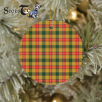 Plaid Christmas Ornaments Scottish Clan Baxter Tartan Ornament,  ceramic ornament, personalized christmas ornaments, christmas tree ornaments, christmas door decorations, Plaid Ornament, Tartan Ceramic Ornament