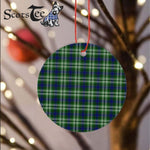 Plaid Christmas Ornaments Scottish Clan Blackadder Tartan Ornament,  ceramic ornament, personalized christmas ornaments, christmas tree ornaments, christmas door decorations, Plaid Ornament, Tartan Ceramic Ornament