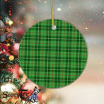 Plaid Christmas Ornaments Scottish Clan Blane Tartan Ornament,  ceramic ornament, personalized christmas ornaments, christmas tree ornaments, christmas door decorations, Plaid Ornament, Tartan Ceramic Ornament