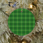 Plaid Christmas Ornaments Scottish Clan Blane Tartan Ornament,  ceramic ornament, personalized christmas ornaments, christmas tree ornaments, christmas door decorations, Plaid Ornament, Tartan Ceramic Ornament