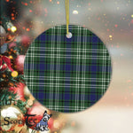 Plaid Christmas Ornaments Scottish Clan Blyth Tweeside District Tartan Ornament,  ceramic ornament, personalized christmas ornaments, christmas tree ornaments, christmas door decorations, Plaid Ornament, Tartan Ceramic Ornament