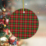 Plaid Christmas Ornaments Scottish Clan Boyd Tartan Ornament,  ceramic ornament, personalized christmas ornaments, christmas tree ornaments, christmas door decorations, Plaid Ornament, Tartan Ceramic Ornament