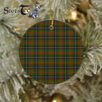 Plaid Christmas Ornaments Scottish Clan Brisbane Tartan Ornament,  ceramic ornament, personalized christmas ornaments, christmas tree ornaments, christmas door decorations, Plaid Ornament, Tartan Ceramic Ornament