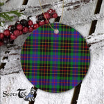 Plaid Christmas Ornaments Scottish Clan Brodie Hunting Tartan Ornament,  ceramic ornament, personalized christmas ornaments, christmas tree ornaments, christmas door decorations, Plaid Ornament, Tartan Ceramic Ornament