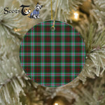 Plaid Christmas Ornaments Scottish Clan Brodie Tartan Ornament,  ceramic ornament, personalized christmas ornaments, christmas tree ornaments, christmas door decorations, Plaid Ornament, Tartan Ceramic Ornament