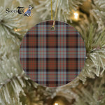 Plaid Christmas Ornaments Scottish Clan Cameron Of Erracht Weathered Tartan Ornament,  ceramic ornament, personalized christmas ornaments, christmas tree ornaments, christmas door decorations, Plaid Ornament, Tartan Ceramic Ornament