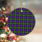 Plaid Christmas Ornaments Scottish Clan Cameron Tartan Ornament,  ceramic ornament, personalized christmas ornaments, christmas tree ornaments, christmas door decorations, Plaid Ornament, Tartan Ceramic Ornament