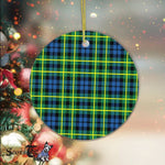 Plaid Christmas Ornaments Scottish Clan Campbell Of Breadalbane Ancient Tartan Ornament,  ceramic ornament, personalized christmas ornaments, christmas tree ornaments, christmas door decorations, Plaid Ornament, Tartan Ceramic Ornament