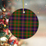 Plaid Christmas Ornaments Scottish Clan Cochrane Modern Tartan Ornament,  ceramic ornament, personalized christmas ornaments, christmas tree ornaments, christmas door decorations, Plaid Ornament, Tartan Ceramic Ornament