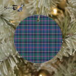 Plaid Christmas Ornaments Scottish Clan Cooper Ancient Tartan Ornament,  ceramic ornament, personalized christmas ornaments, christmas tree ornaments, christmas door decorations, Plaid Ornament, Tartan Ceramic Ornament