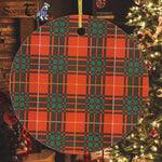 Plaid Christmas Ornaments Scottish Clan Crosby Tartan Ceramic Ornament Plaid Ornaments - Scotstee Shop