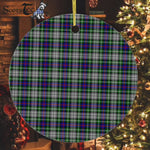 Plaid Christmas Ornaments Scottish Clan Davidson Of Tulloch Dress Tartan Ornament,  ceramic ornament, personalized christmas ornaments, christmas tree ornaments, christmas door decorations, Plaid Ornament, Tartan Ceramic Ornament