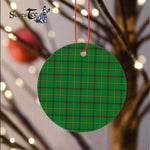 Plaid Christmas Ornaments Scottish Clan Don Tartan Ornament,  ceramic ornament, personalized christmas ornaments, christmas tree ornaments, christmas door decorations, Plaid Ornament, Tartan Ceramic Ornament