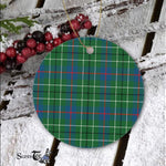 Plaid Christmas Ornaments Scottish Clan Duncan Ancient Tartan Ornament,  ceramic ornament, personalized christmas ornaments, christmas tree ornaments, christmas door decorations, Plaid Ornament, Tartan Ceramic Ornament