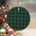 Plaid Christmas Ornaments Scottish Clan Duncan Modern Tartan Ornament,  ceramic ornament, personalized christmas ornaments, christmas tree ornaments, christmas door decorations, Plaid Ornament, Tartan Ceramic Ornament