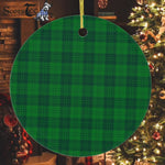 Plaid Christmas Ornaments Scottish Clan Erskine Hunting Tartan Ornament,  ceramic ornament, personalized christmas ornaments, christmas tree ornaments, christmas door decorations, Plaid Ornament, Tartan Ceramic Ornament