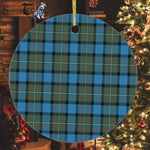 Plaid Christmas Ornaments Scottish Clan Ferguson Ancient Tartan Ornament,  ceramic ornament, personalized christmas ornaments, christmas tree ornaments, christmas door decorations, Plaid Ornament, Tartan Ceramic Ornament