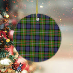 Plaid Christmas Ornaments Scottish Clan Ferguson Modern Tartan Ornament,  ceramic ornament, personalized christmas ornaments, christmas tree ornaments, christmas door decorations, Plaid Ornament, Tartan Ceramic Ornament