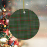 Plaid Christmas Ornaments Scottish Clan Gayre Tartan Ornament,  ceramic ornament, personalized christmas ornaments, christmas tree ornaments, christmas door decorations, Plaid Ornament, Tartan Ceramic Ornament