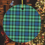 Plaid Christmas Ornaments Scottish Clan Graham Of Montrose Ancient Tartan Ornament,  ceramic ornament, personalized christmas ornaments, christmas tree ornaments, christmas door decorations, Plaid Ornament, Tartan Ceramic Ornament
