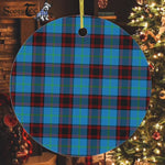 Plaid Christmas Ornaments Scottish Clan Home Ancient Tartan Ornament,  ceramic ornament, personalized christmas ornaments, christmas tree ornaments, christmas door decorations, Plaid Ornament, Tartan Ceramic Ornament