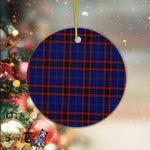 Plaid Christmas Ornaments Scottish Clan Home Modern Tartan Ornament,  ceramic ornament, personalized christmas ornaments, christmas tree ornaments, christmas door decorations, Plaid Ornament, Tartan Ceramic Ornament