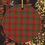 Plaid Christmas Ornaments Scottish Clan Innes Tartan Ornament,  ceramic ornament, personalized christmas ornaments, christmas tree ornaments, christmas door decorations, Plaid Ornament, Tartan Ceramic Ornament