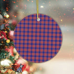 Plaid Christmas Ornaments Scottish Clan Laing Of Archiestown Tartan Ornament,  ceramic ornament, personalized christmas ornaments, christmas tree ornaments, christmas door decorations, Plaid Ornament, Tartan Ceramic Ornament