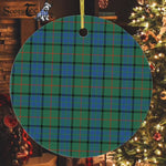 Plaid Christmas Ornaments Scottish Clan Lauder Tartan Ornament,  ceramic ornament, personalized christmas ornaments, christmas tree ornaments, christmas door decorations, Plaid Ornament, Tartan Ceramic Ornament