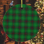Plaid Christmas Ornaments Scottish Clan Logie Tartan Ornament,  ceramic ornament, personalized christmas ornaments, christmas tree ornaments, christmas door decorations, Plaid Ornament, Tartan Ceramic Ornament