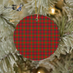 Plaid Christmas Ornaments Scottish Clan Lumsden Of Kintore Tartan Ornament,  ceramic ornament, personalized christmas ornaments, christmas tree ornaments, christmas door decorations, Plaid Ornament, Tartan Ceramic Ornament