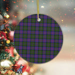 Plaid Christmas Ornaments Scottish Clan MacCallum Of Berwick Tartan Ceramic Ornament Plaid Ornaments - Scotstee Shop