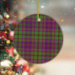 Plaid Christmas Ornaments Scottish Clan MacIntyre Of Glenorchy Tartan Ceramic Ornament Plaid Ornaments - Scotstee Shop