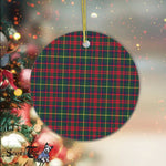 Plaid Christmas Ornaments Scottish Clan MacKintosh Hunting Modern Tartan Ceramic Ornament Plaid Ornaments - Scotstee Shop