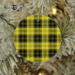 Plaid Christmas Ornaments Scottish Clan MacLachlan Tartan Ceramic Ornament Plaid Ornaments - Scotstee Shop