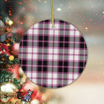Plaid Christmas Ornaments Scottish Clan MacPherson Hunting Modern Tartan Ceramic Ornament Plaid Ornaments - Scotstee Shop