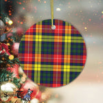 Plaid Christmas Ornaments Scottish Clan Masterton Bcn Tartan Ceramic Ornament Plaid Ornaments - Scotstee Shop